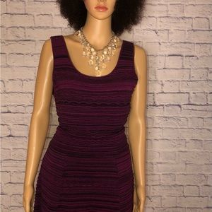 Chic Jessica Simpson purple knitted dress.